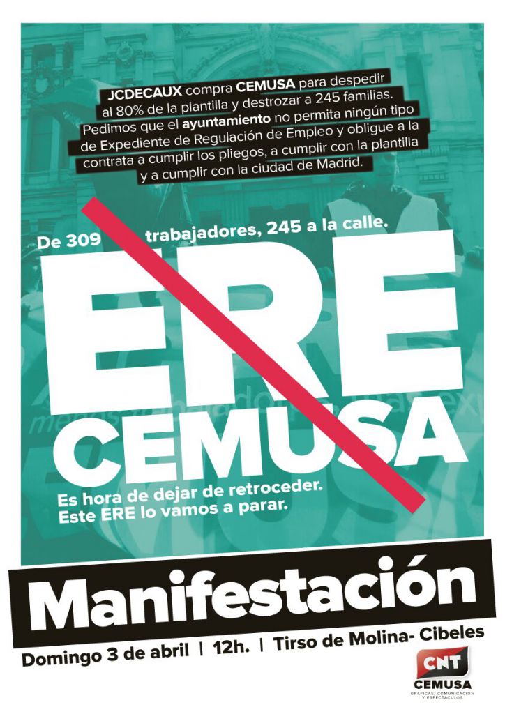 Manifestacion CEMUSA